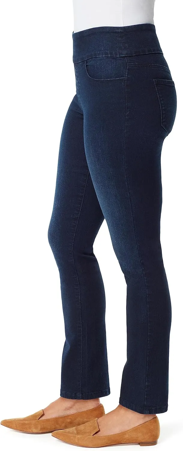 Gloria Vanderbilt Women's Amanda Pull on High Rise Jean Standard