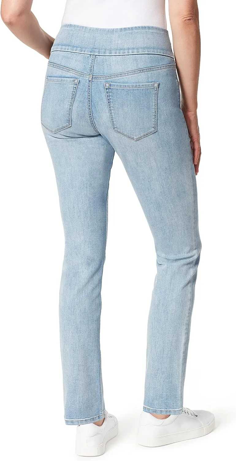 Gloria Vanderbilt Women's Amanda Pull on High Rise Jean Standard
