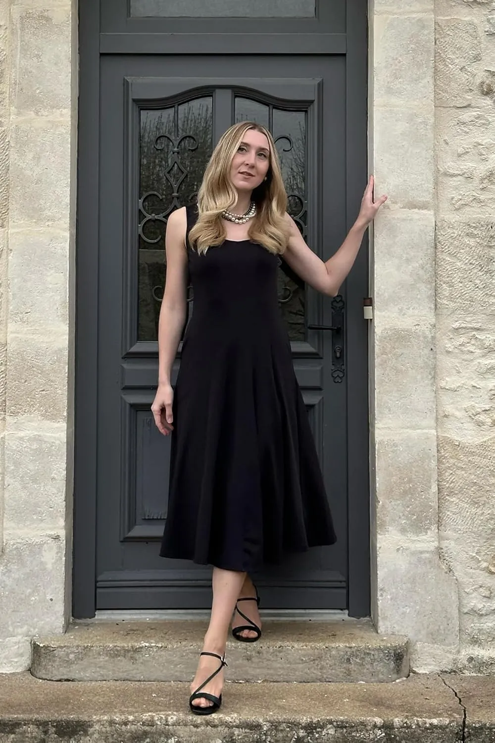 GRACE KARIN Womens 2025 Trendy Casual Tank Dresses Square Neck Sleeveless A Line Midi Sundress with Pockets