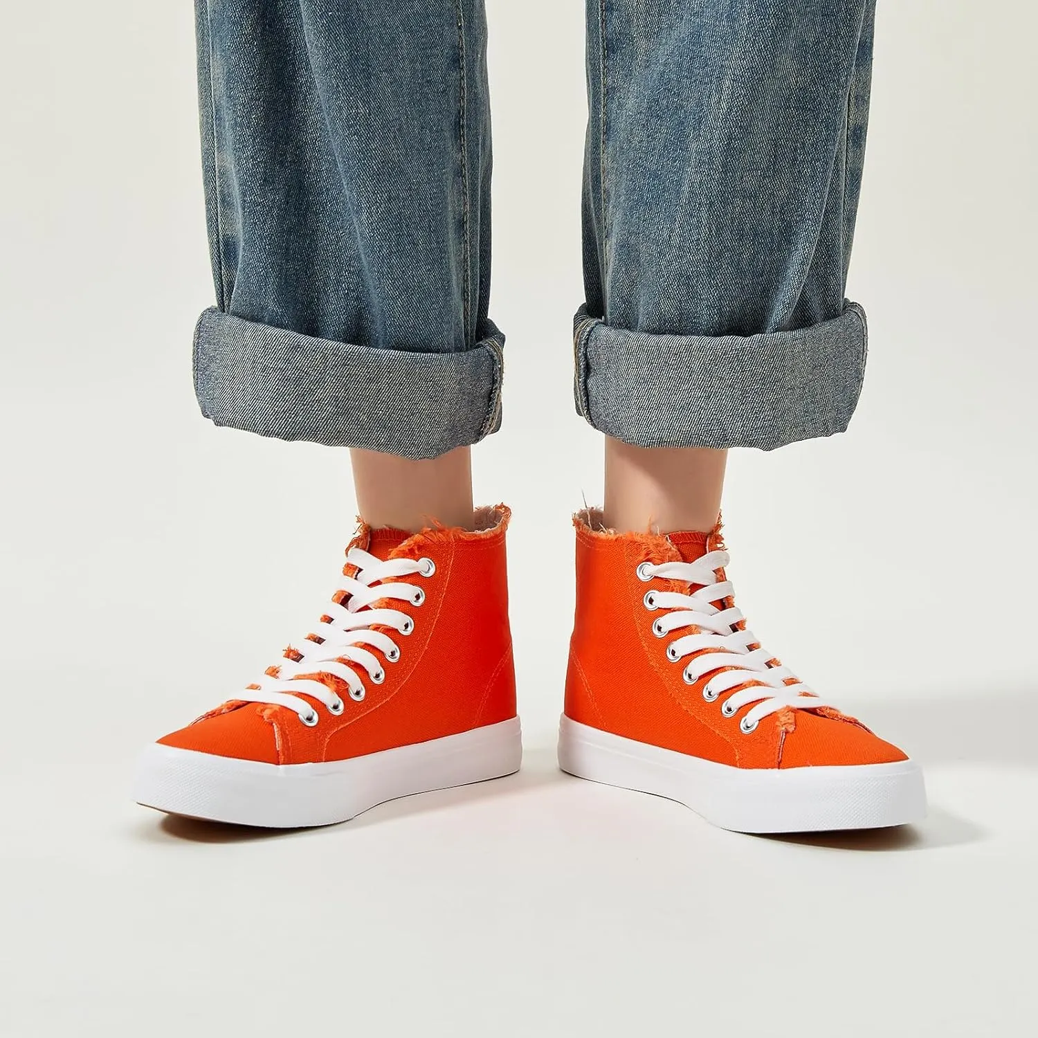hash bubbie Unisex Canvas High top Sneakers Women's Classic Fashion High Tops Canvas Shoes Casual Tennis Shoes for Men