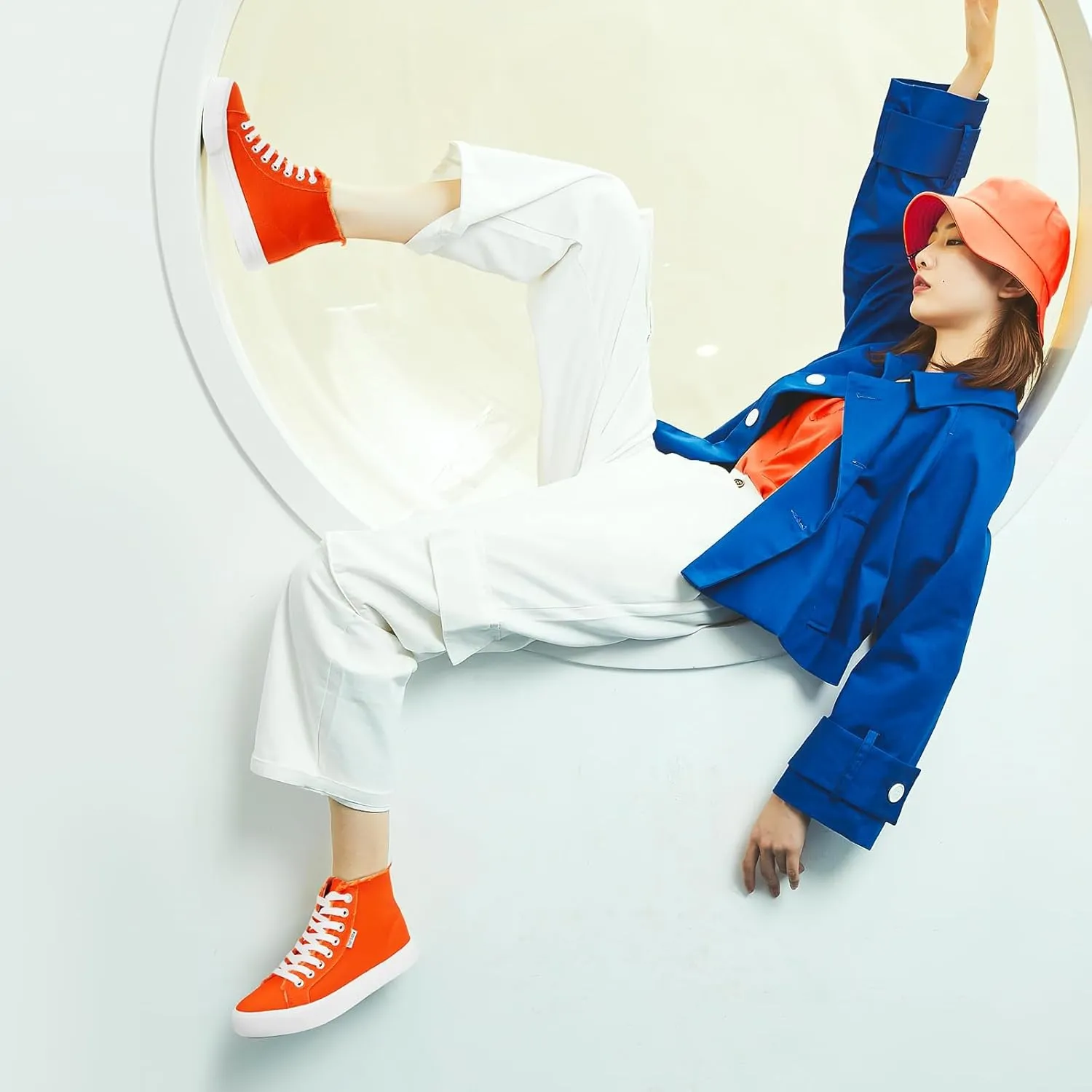 hash bubbie Unisex Canvas High top Sneakers Women's Classic Fashion High Tops Canvas Shoes Casual Tennis Shoes for Men