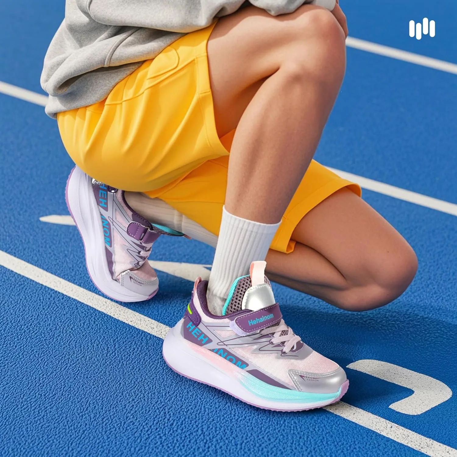 Hehainom Kids Shoes Boys Girls Sneskers Carbon Plated Athletic Running Shoes Toddler Little Big Kid Tennis Shoes