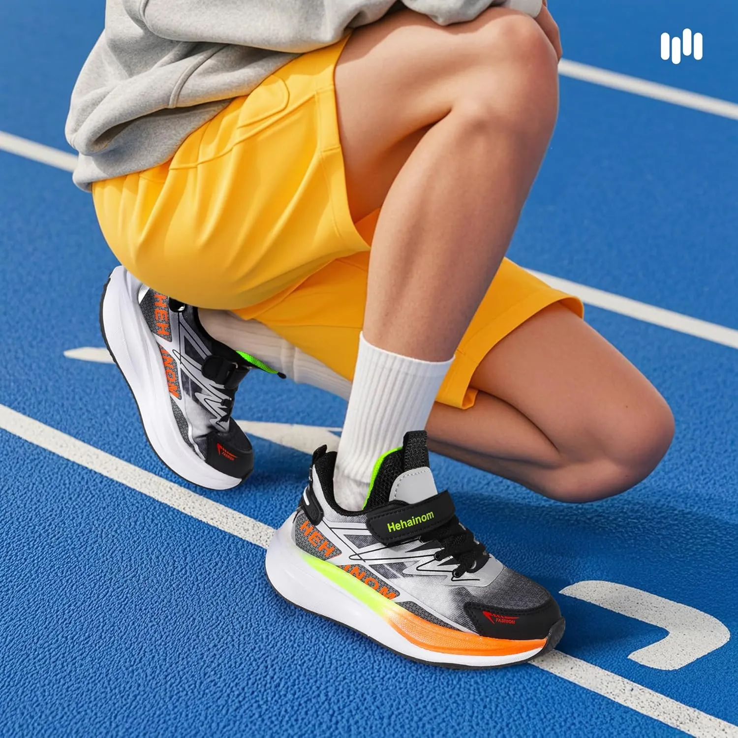 Hehainom Kids Shoes Boys Girls Sneskers Carbon Plated Athletic Running Shoes Toddler Little Big Kid Tennis Shoes