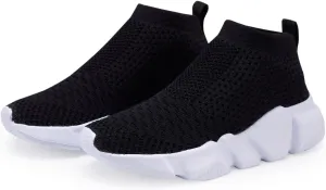 Hetios Girls Sneakers Running Shoes High-Heeled Socks Shoes Boys Athletic Sneakers Kids Sock Shoes (Toddler/Little Kid/Big Kid)