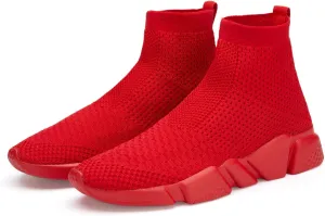 Hetios Girls Sneakers Running Shoes High-Heeled Socks Shoes Boys Athletic Sneakers Kids Sock Shoes (Toddler/Little Kid/Big Kid)