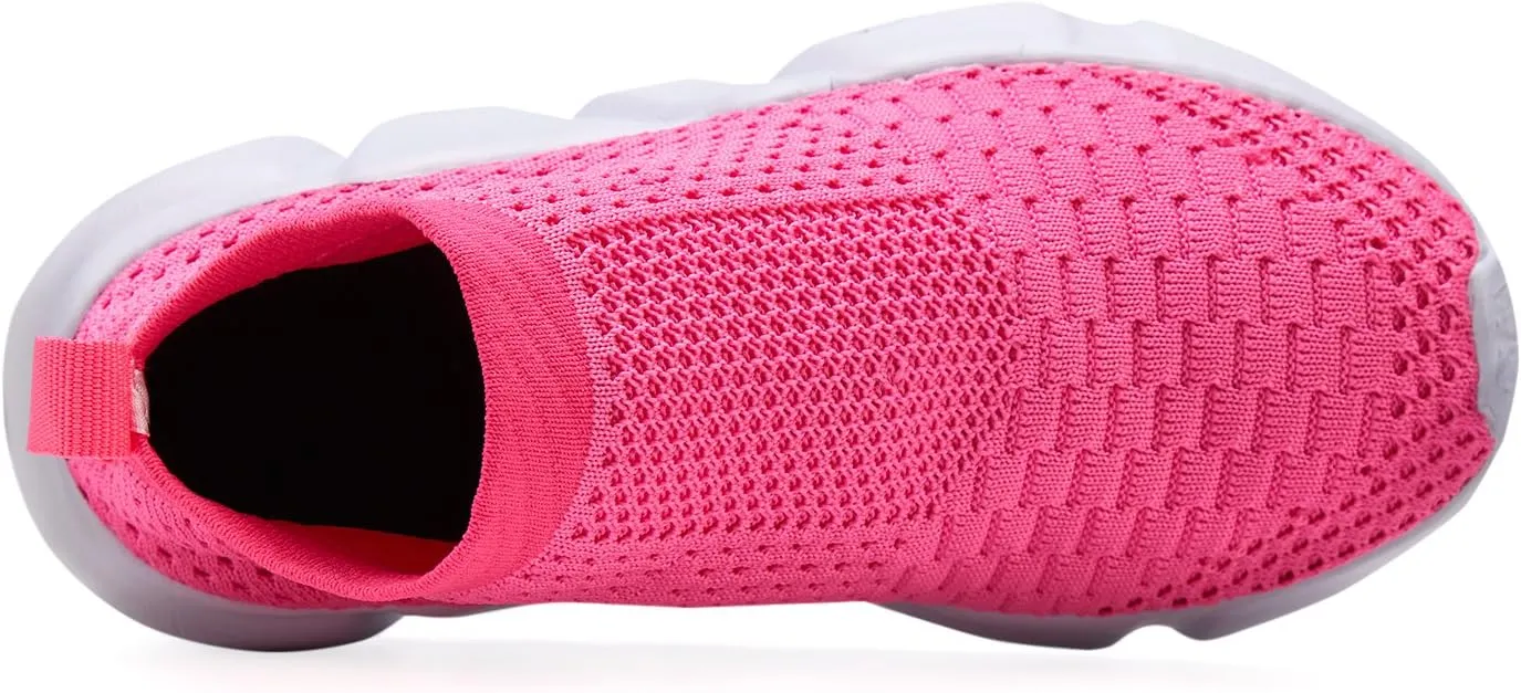 Hetios Girls Sneakers Running Shoes High-Heeled Socks Shoes Boys Athletic Sneakers Kids Sock Shoes (Toddler/Little Kid/Big Kid)