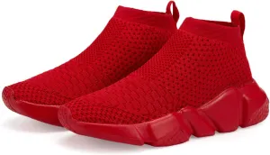 Hetios Girls Sneakers Running Shoes High-Heeled Socks Shoes Boys Athletic Sneakers Kids Sock Shoes (Toddler/Little Kid/Big Kid)