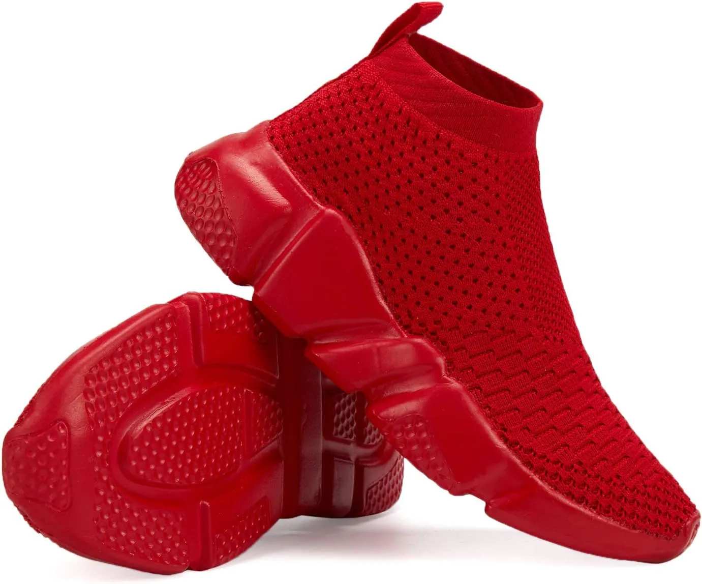 Hetios Girls Sneakers Running Shoes High-Heeled Socks Shoes Boys Athletic Sneakers Kids Sock Shoes (Toddler/Little Kid/Big Kid)