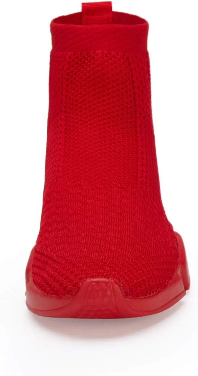 Hetios Girls Sneakers Running Shoes High-Heeled Socks Shoes Boys Athletic Sneakers Kids Sock Shoes (Toddler/Little Kid/Big Kid)