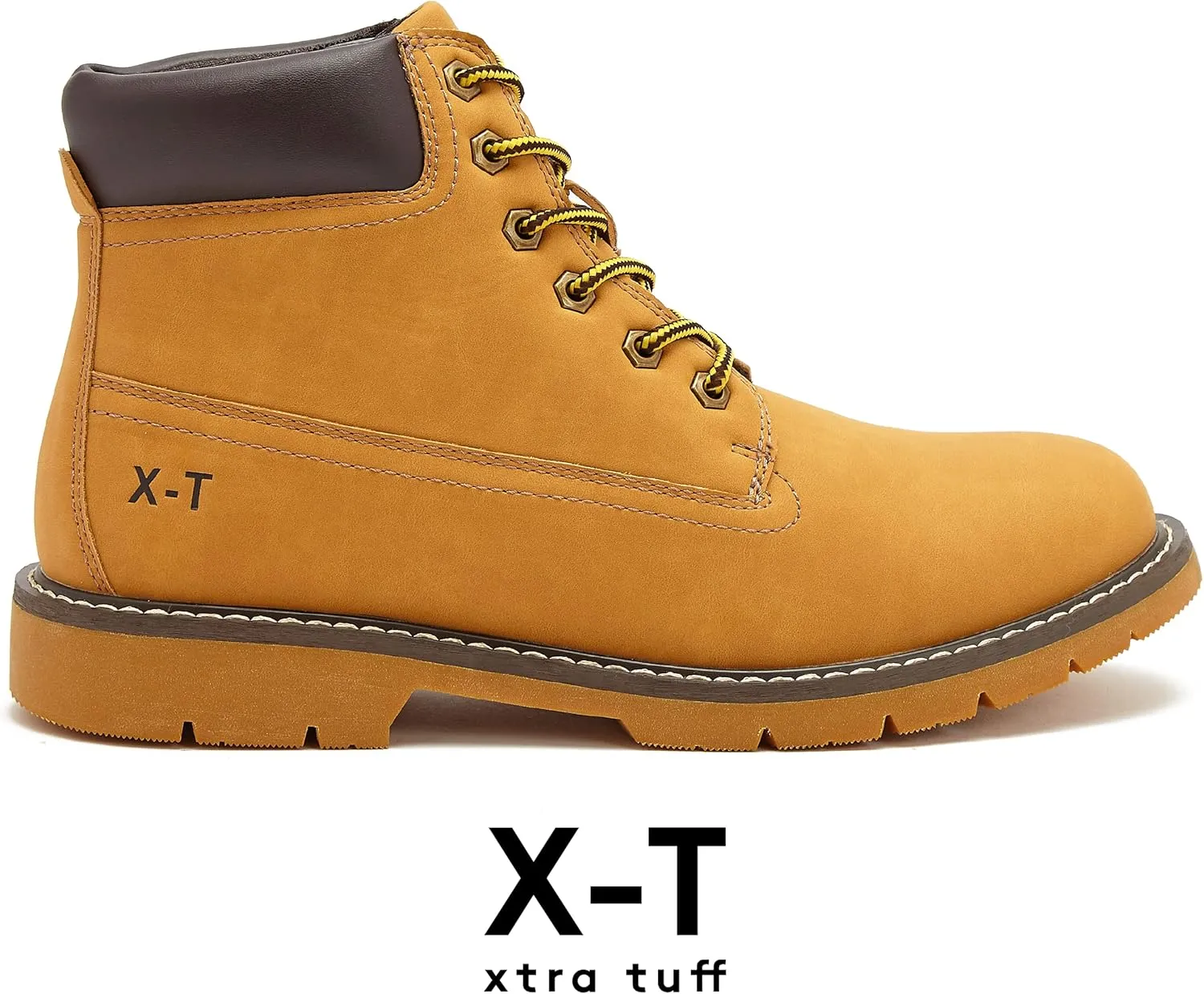 HI-TEC Reznor Soft Toe Men's Work Boots, Vegan Leather, 6 Inch