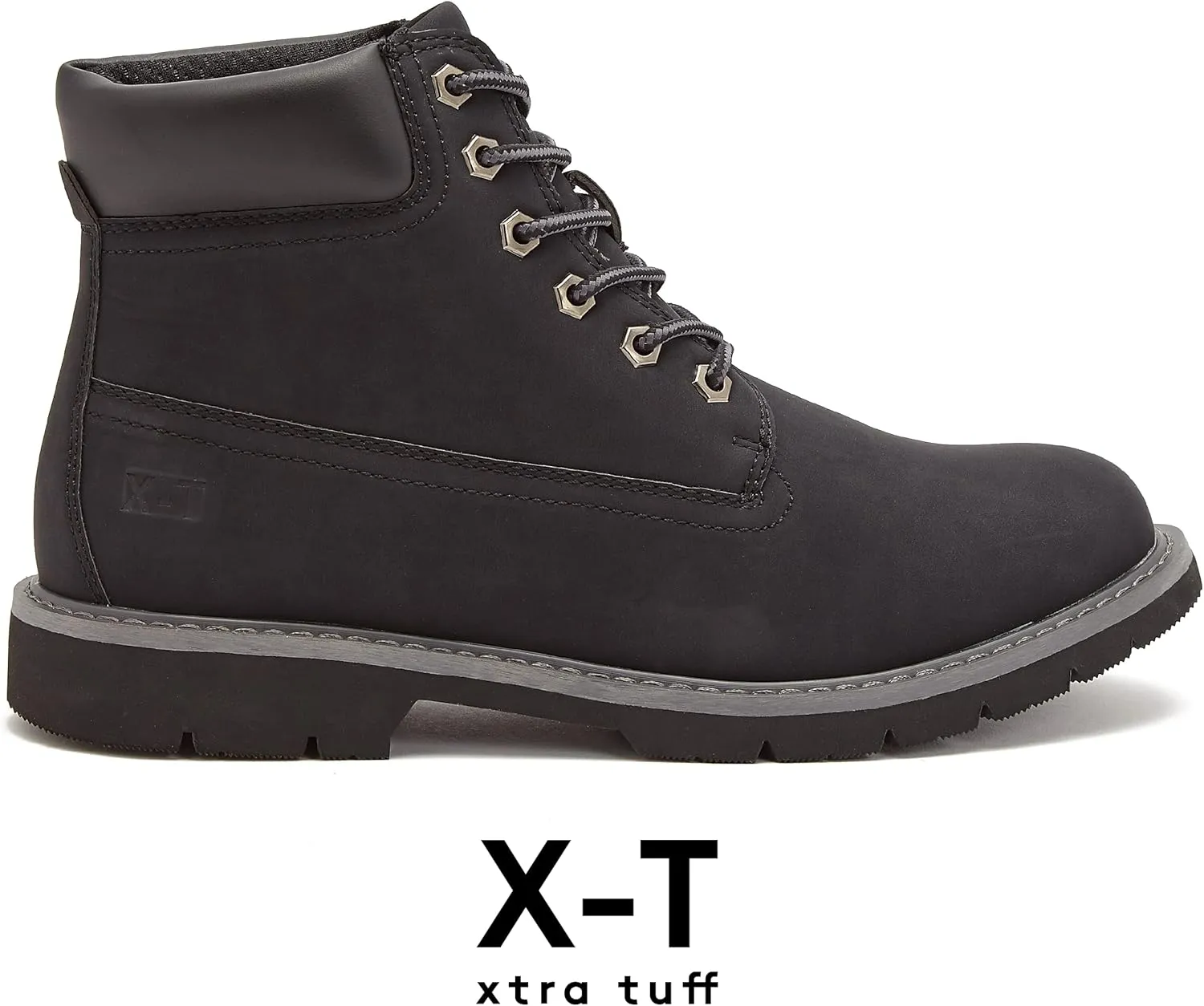 HI-TEC Reznor Soft Toe Men's Work Boots, Vegan Leather, 6 Inch