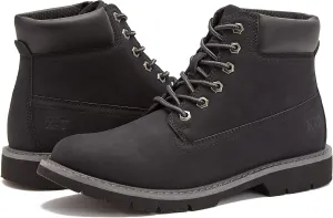 HI-TEC Reznor Soft Toe Men's Work Boots, Vegan Leather, 6 Inch