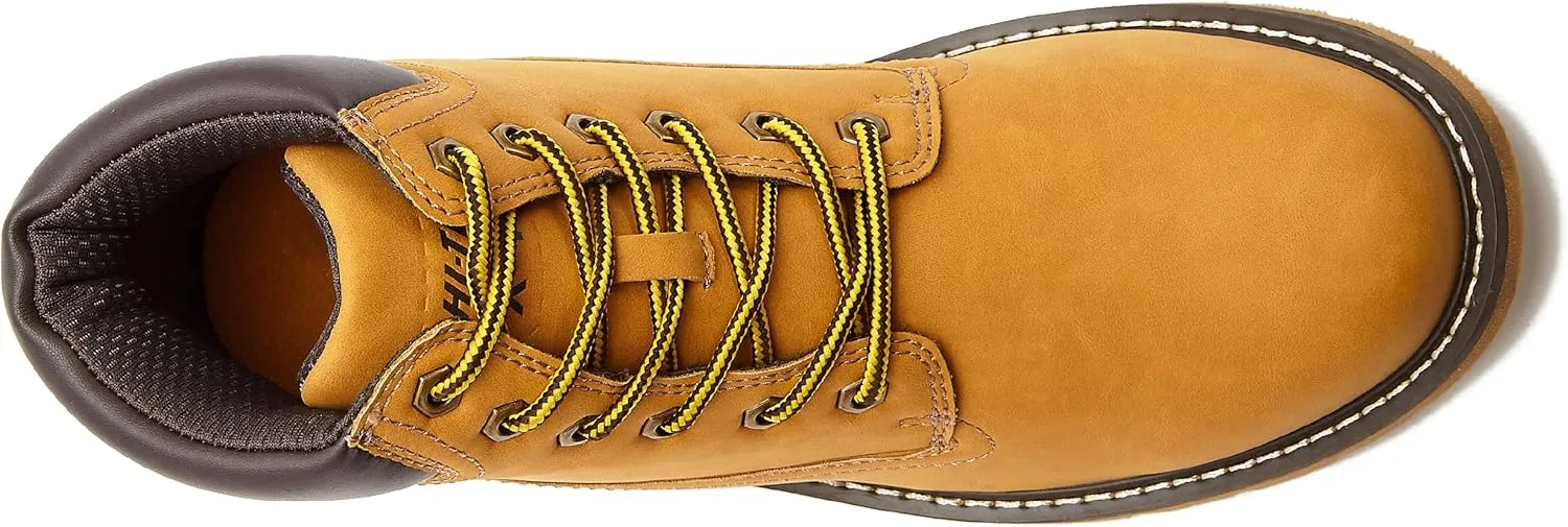 HI-TEC Reznor Soft Toe Men's Work Boots, Vegan Leather, 6 Inch