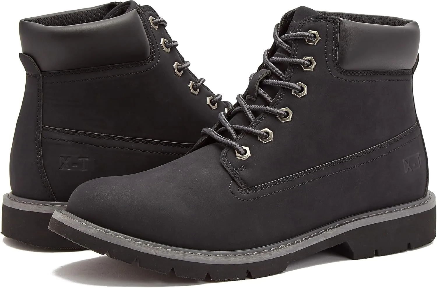 HI-TEC Reznor Soft Toe Men's Work Boots, Vegan Leather, 6 Inch