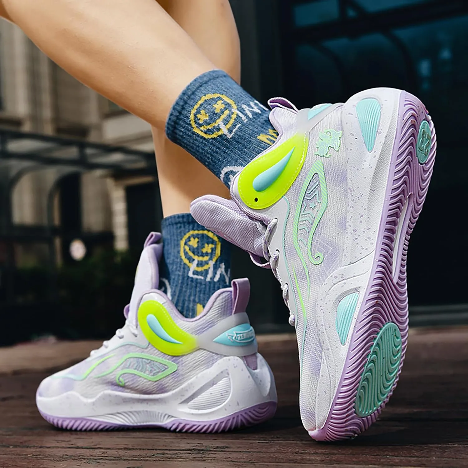 High Upper Basketball Shoes for Men Women Sneakers Fashion Breathable Sports Shoes Anti Slip