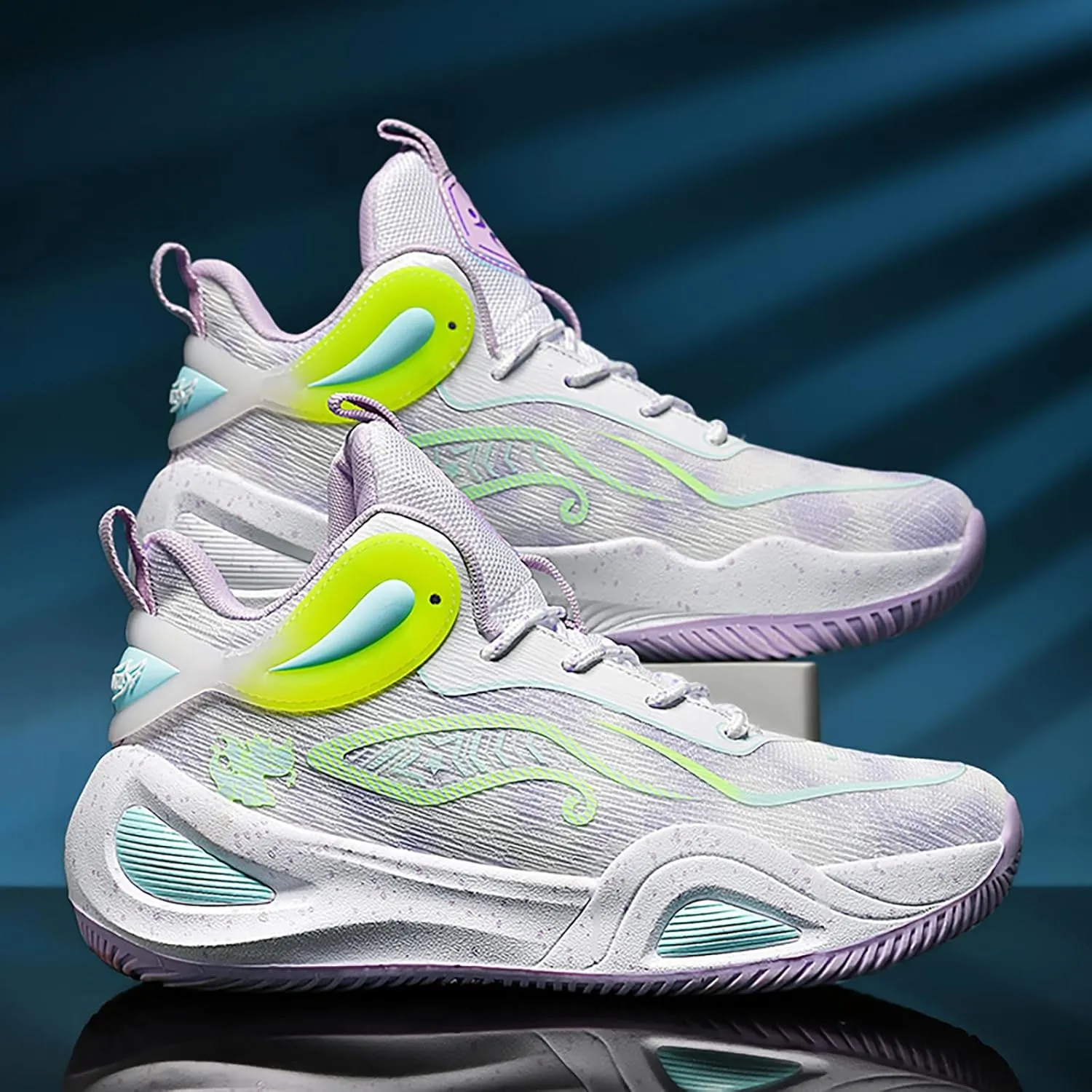 High Upper Basketball Shoes for Men Women Sneakers Fashion Breathable Sports Shoes Anti Slip