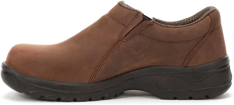 Honeywell Oliver by Honeywell 49431-BRN-065 49 Series Leather Women's Slip-On Shoes