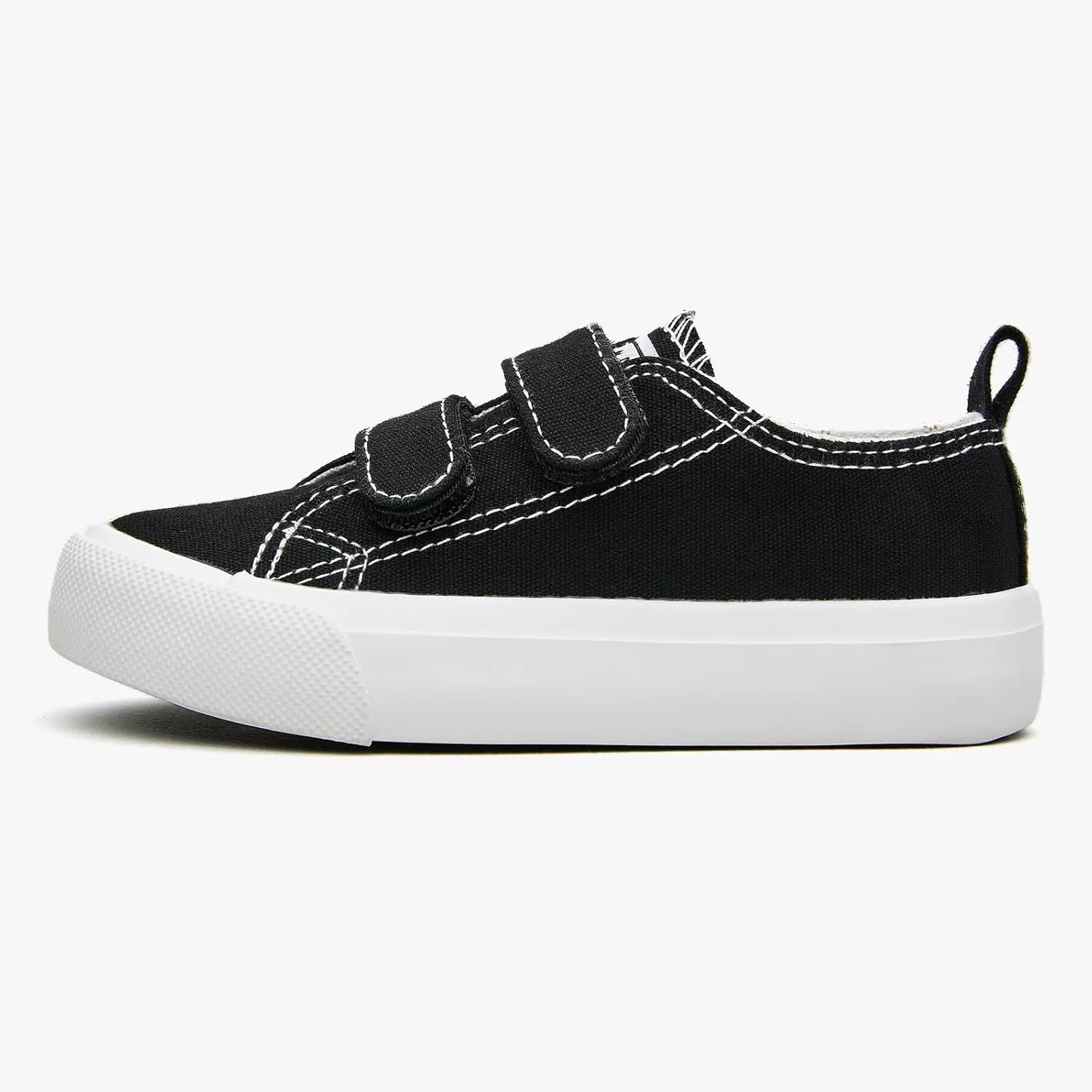 Hook Loop Canvas Sneakers for Girls and Boys Soft Fashion Shoes