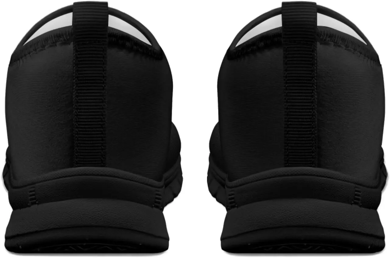 Howilath Skull Print Slip on Shoes for Men Casual House Shoes Running Sneakers Hands Free Shoes with Anti-Slip Sole