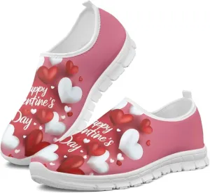 Howilath Valentine's Slip on Loafers for Women Running Sneakers Tennis Shoes Walking Casual Loafers