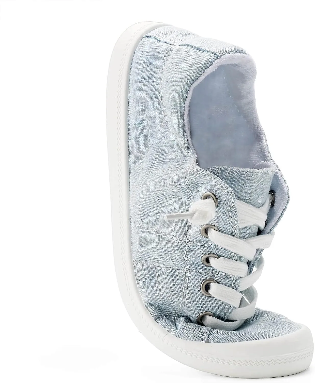 Hxlber Women's Low Top Sneaker - Round Toe Comfort Casual Canvas Shoes Fashion Sneakers for Walking for Women