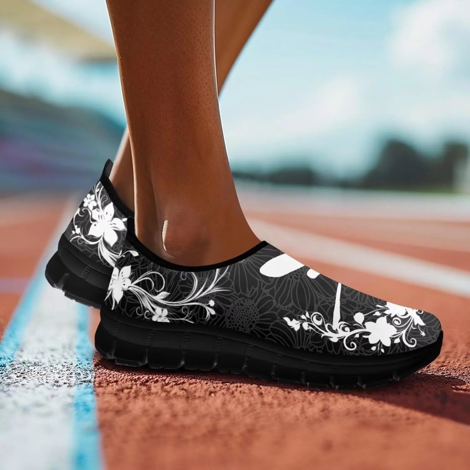 Insects Print Men Slip On Shoes Mesh Flats Shoes Women Breathable Loafers Shoes Comfortable Walking Training Shoes for Business Daily Wear