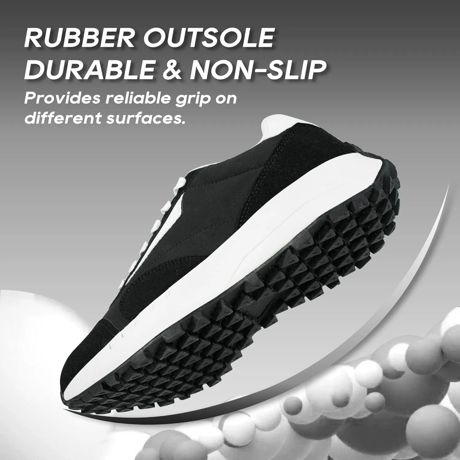 JABASIC Women Lace Up Fashion Sneakers Comfortable Vintage Walking Sports Shoes