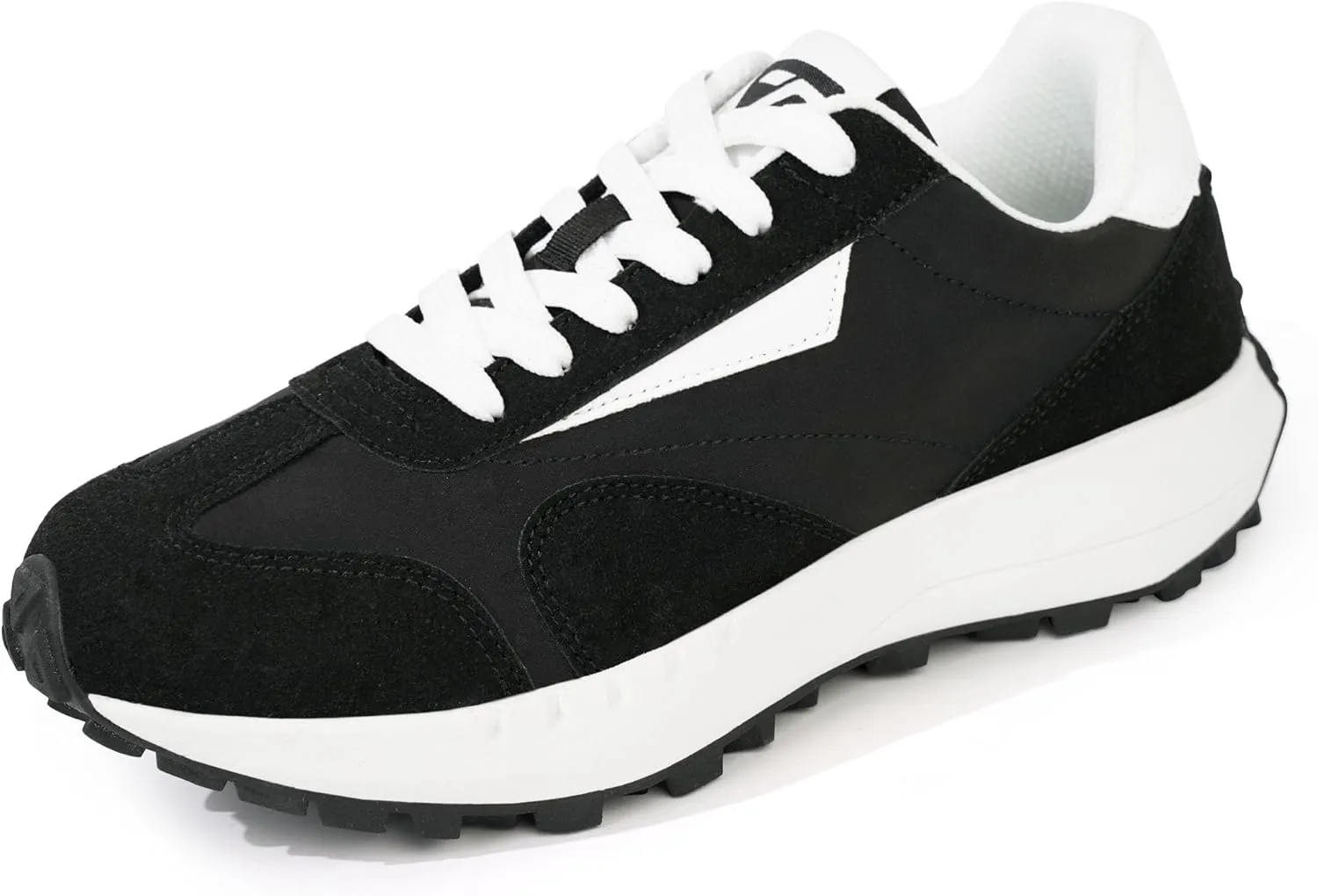 JABASIC Women Lace Up Fashion Sneakers Comfortable Vintage Walking Sports Shoes