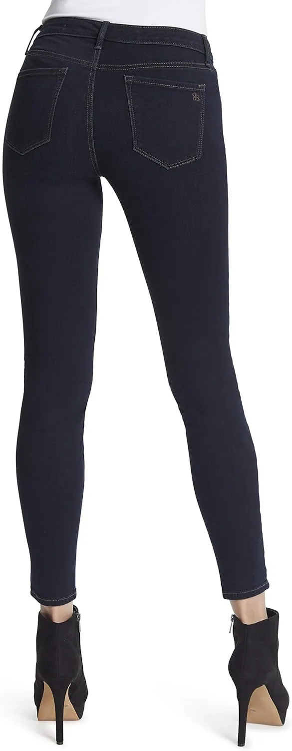 Jessica Simpson Womens Kiss Me Denim Mid Rise Jeans
