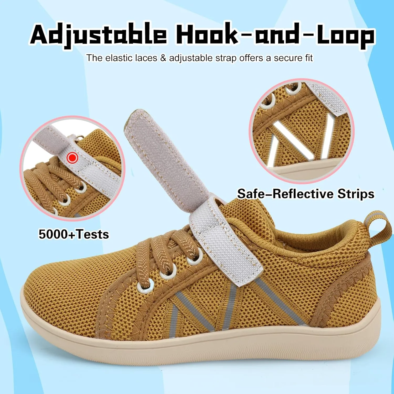 JOINFREE Toddler Shoes Boys Girls Wide Barefoot Shoes Little Kids Minimalist Sneakers Zero Drop Casual Walking Shoes Breathable Tennis Shoes Indoor Outdoor