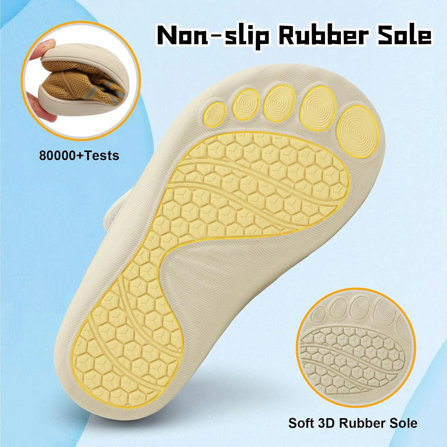 JOINFREE Toddler Shoes Boys Girls Wide Barefoot Shoes Little Kids Minimalist Sneakers Zero Drop Casual Walking Shoes Breathable Tennis Shoes Indoor Outdoor