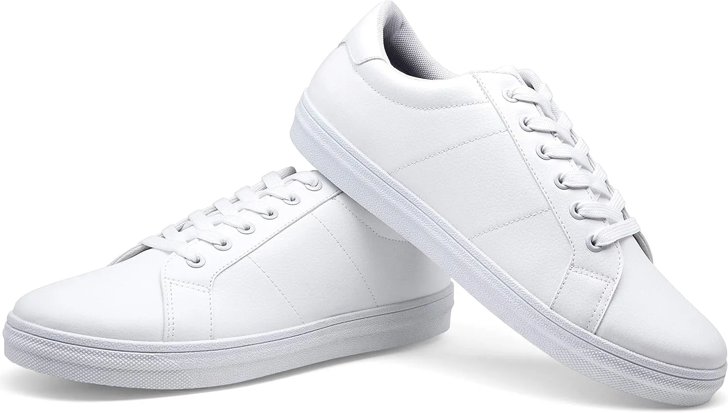 Jousen Men's Fashion Sneakers White Shoes for Men Casual Breathable Shoes