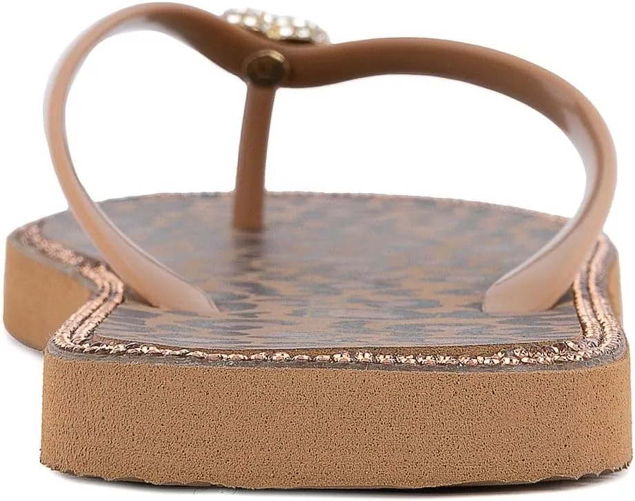 Juicy Couture Women's Flip Flops – Lightweight Beach Sandals, Casual Shower & Pool Slides
