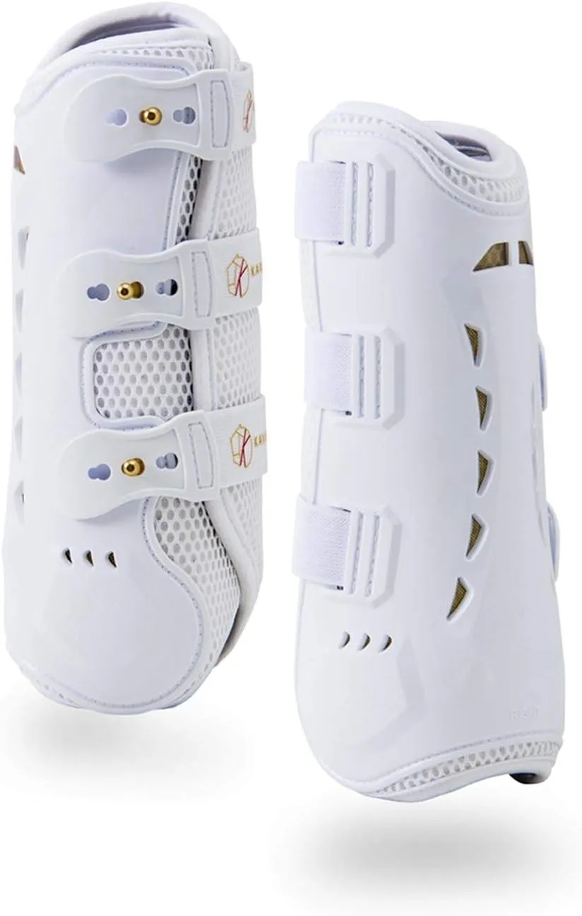 Kavallerie Classic Tendon Boots, Impact-Absorbing Material, Breathable & Evenly Distribute Pressure, Protect Tendon and Ligaments, Anti-Slip, Anti- Sore and Moisture Repellant Show Jumping Boots
