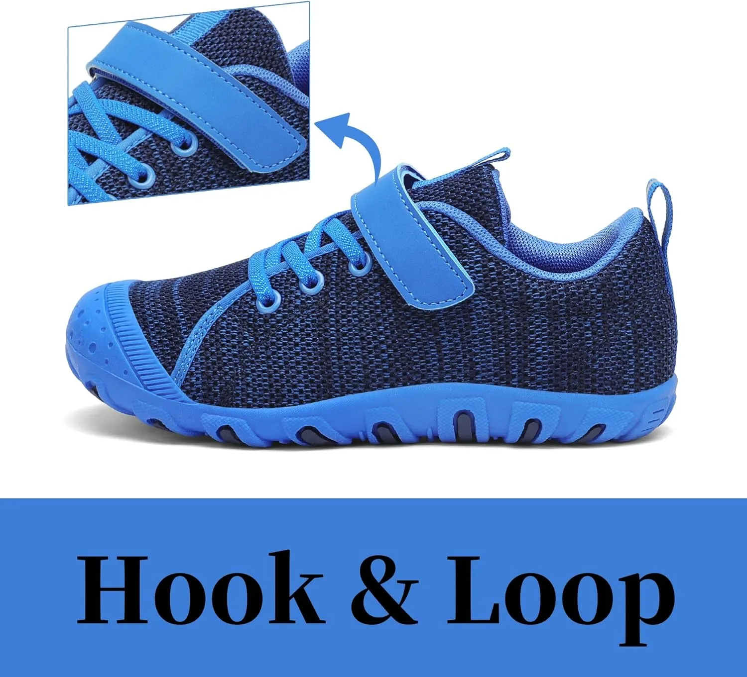 Kids Barefoot Shoes Anti-Collision Girls Boys Sneakers Slip on Running Hiking Tennis Shoes for Toddler/Little/Big Kid