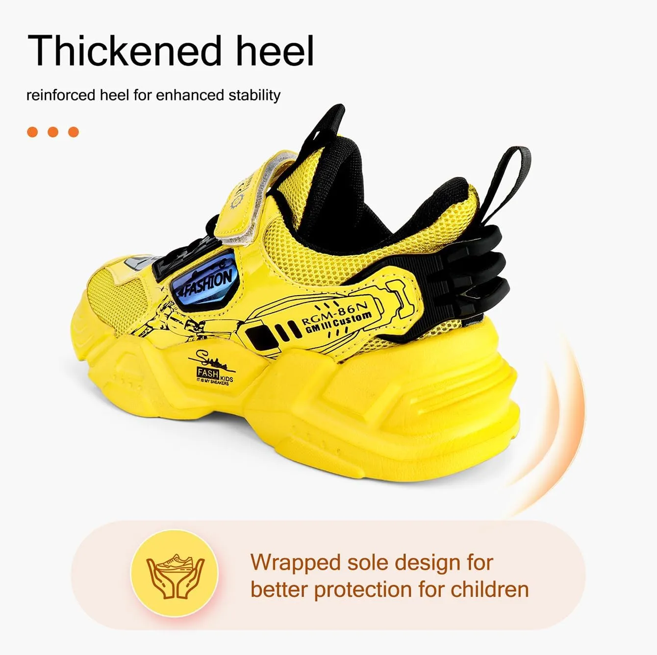 Kids Boys Sports Shoes Casual Shoes Mesh Breathable Trend Fashion Children's Basketball Shoes Sports Running Shoes