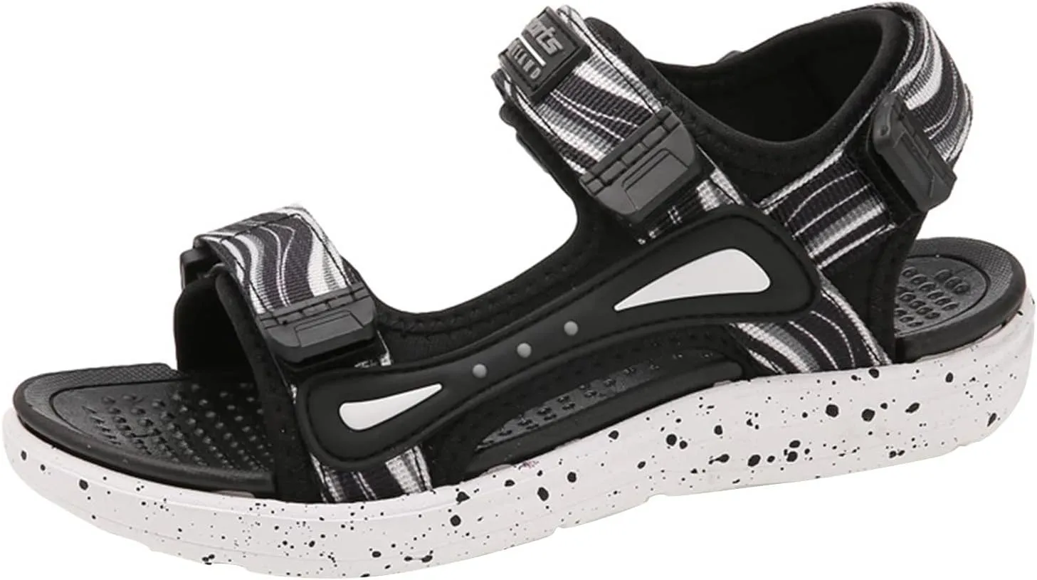 Kids Boys Summer Sports Sandals Hiking Beach Outdoor Open Toe Lightweight Breathable Non Slip Casual Walking Shoes