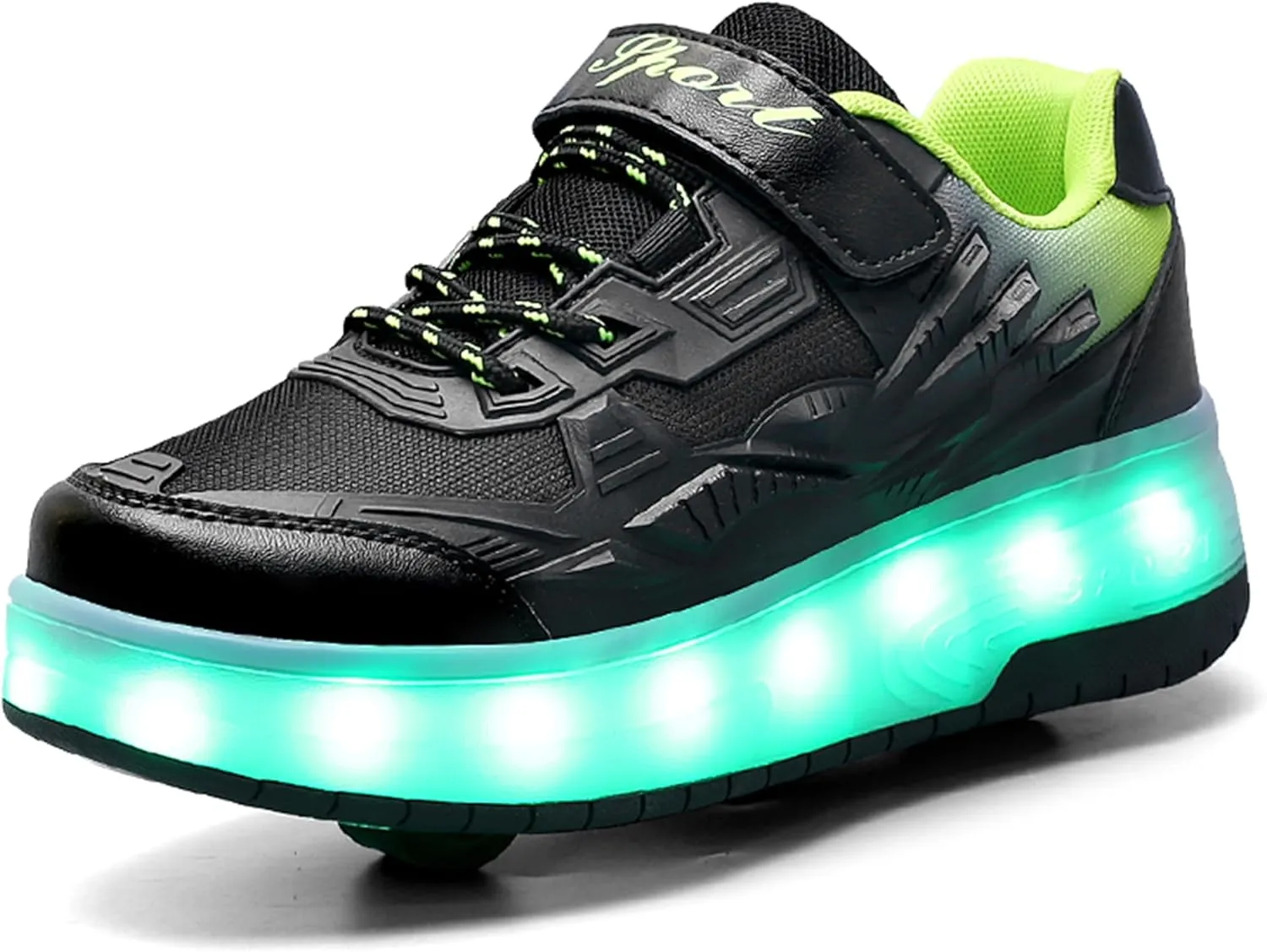 Kids Roller Skates - Roller Skate Shoes - Sneakers 2-in-1 Roller Shoes Suitable for Outdoor Sports Start The Adventure and Freedom Journey and Enjoy The Fun of Childhood