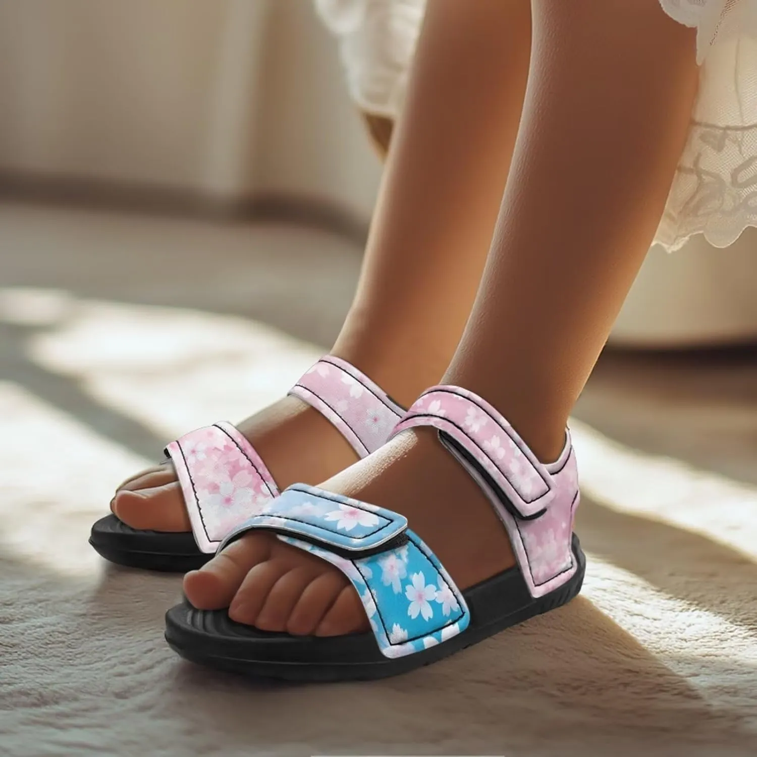 Kids Sandals Galaxy Planet Sport Hiking Sandals Non Slip Summer Beach Water Shoes for Boys Girls