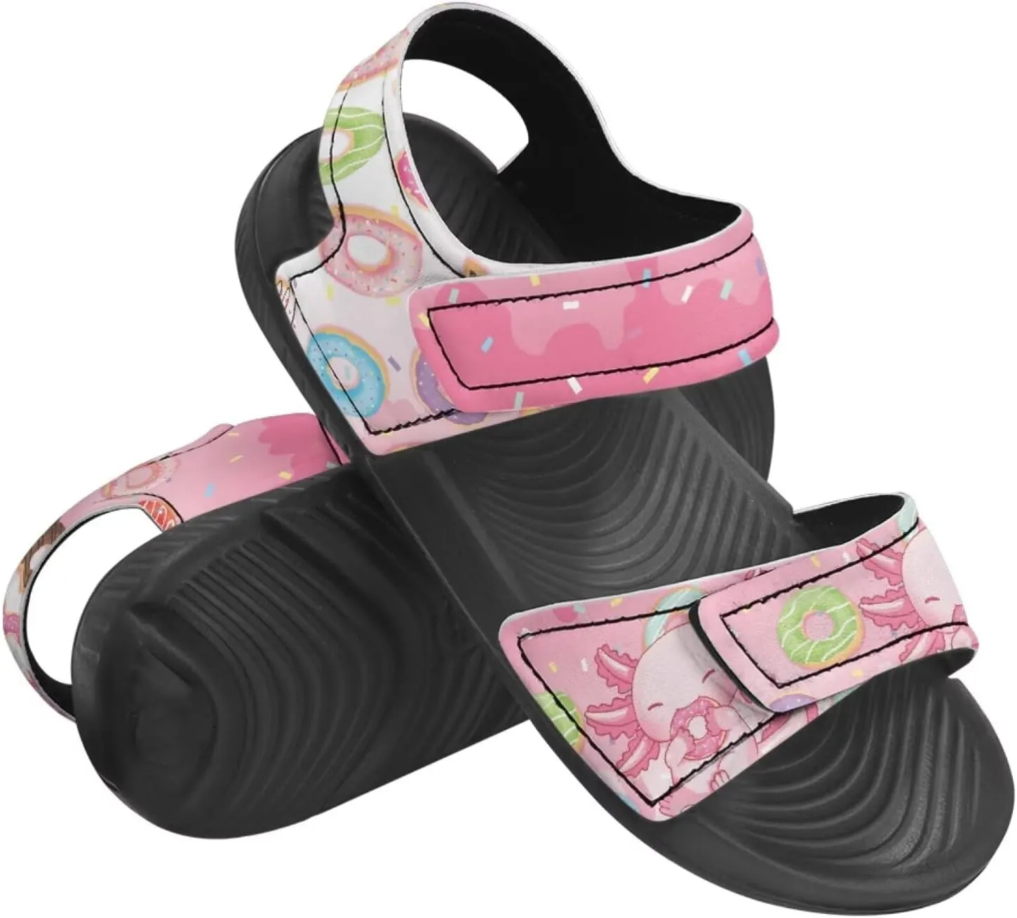 Kids Sandals Girls Toddler Summer Shoes Sandals for Kids Girls Summer Slide with Adjustable Strap Athletic Shoes