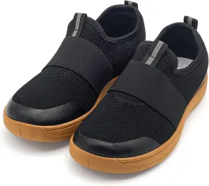 Kids Sneakers for Boys Girls Slip On Wide Toe Box Barefoot Shoes Toddler Minimalist Zero Drop Sneakers Breathable Tennis Walking Shoes