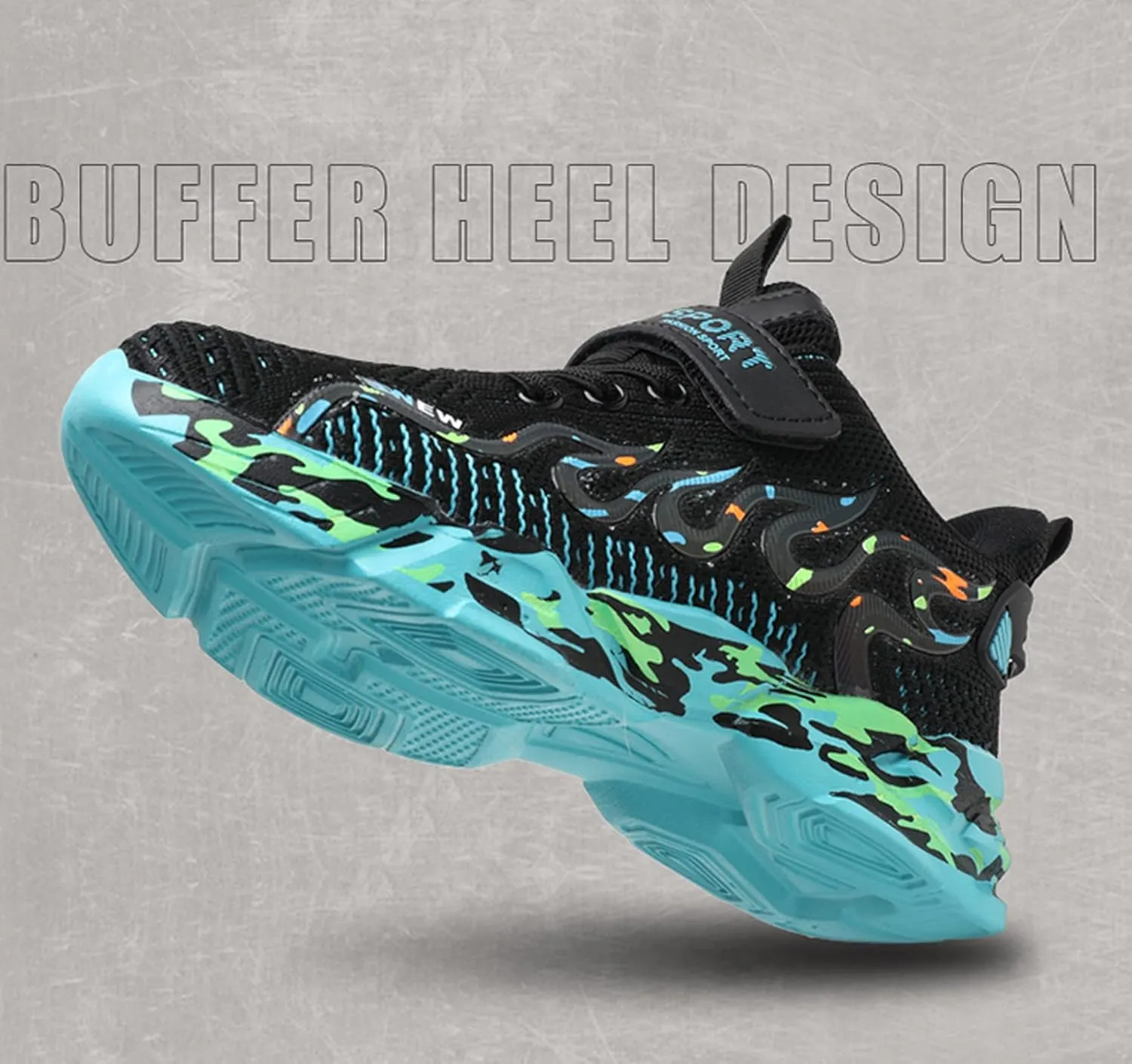 Kids Sneakers Lightweight Mesh Breathable Comfortable Running Tennis Athletic Boys Girls Shoes
