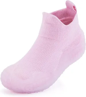 Kids Sock Shoes Non-Skid Sneakers Boys Girls Water Shoes Toddlers Babys Walking Shoes Soft Rubber Sole