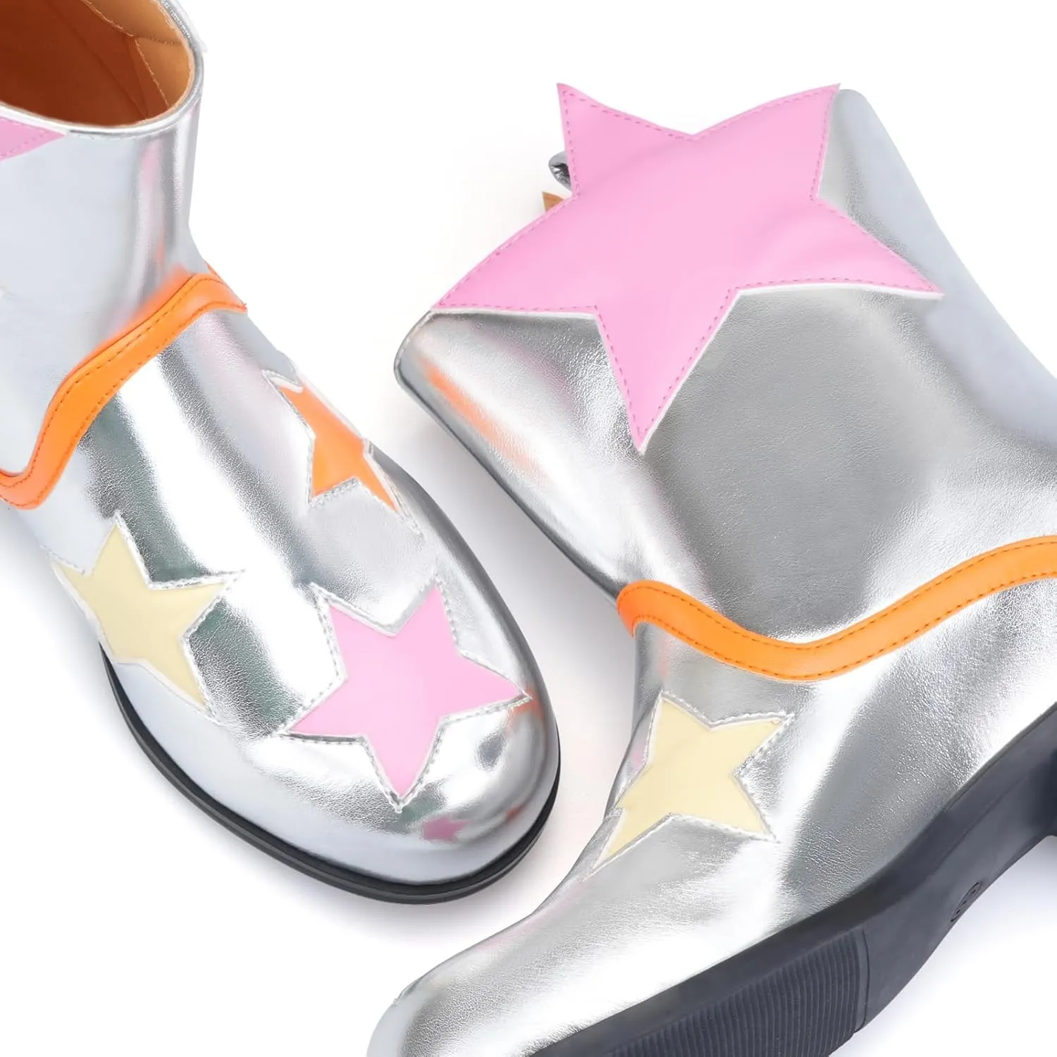 Kids Tassels Cowgirl Boots, Stars Girls Cowboy Boots, Toddler Pull on Cowboy Booties for Baby Western Shoes