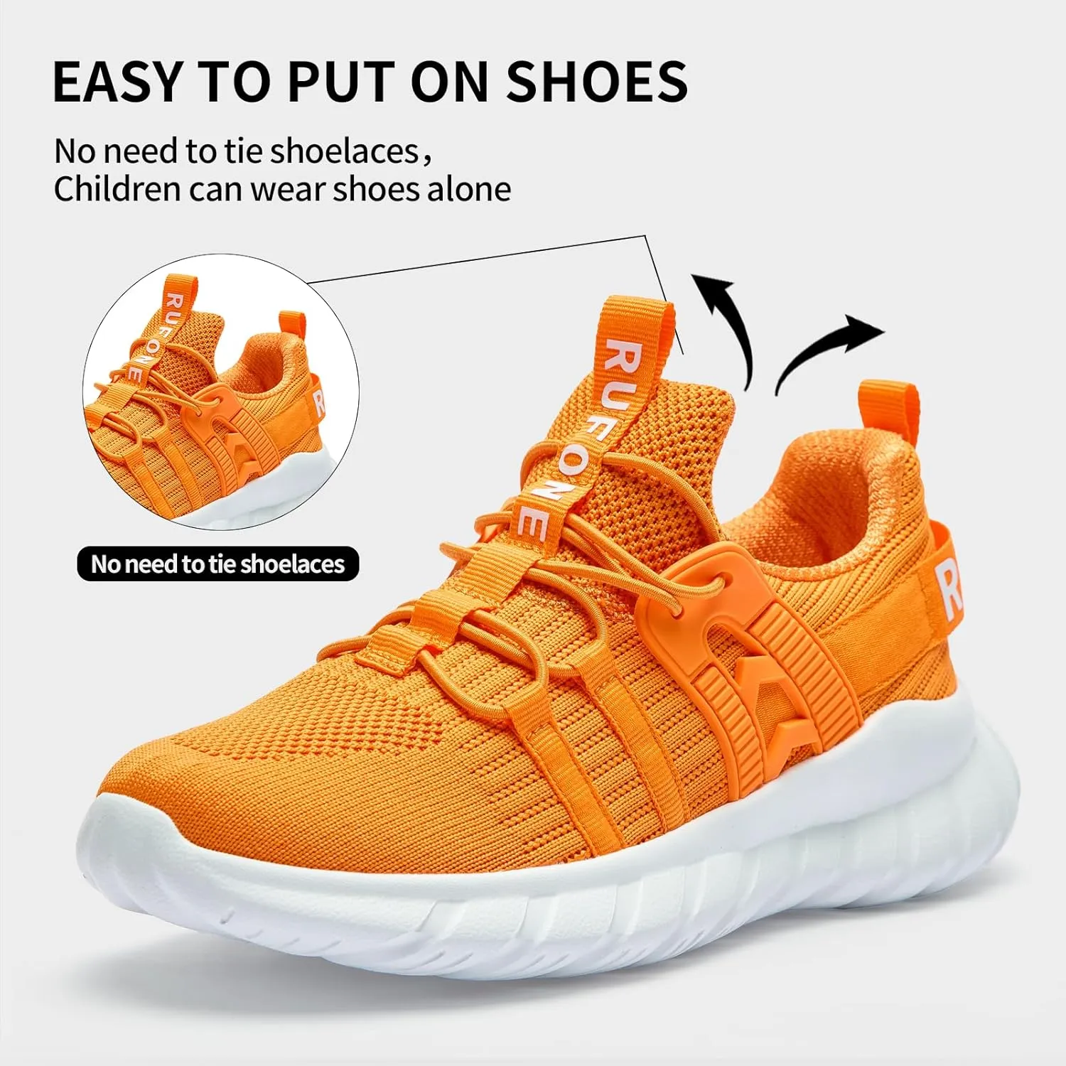 Kids Tennis Shoes for Boys Girls Lightweight Breathable Sneakers Running Athletic Shoes for Toddler/Little Kid/Big Kid
