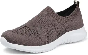 konhill Women's Walking Tennis Shoes - Lightweight Athletic Casual Gym Slip on Sneakers