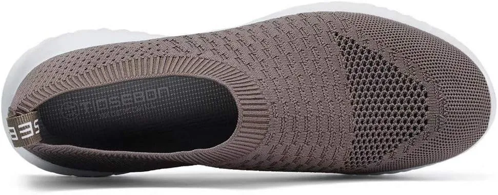 konhill Women's Walking Tennis Shoes - Lightweight Athletic Casual Gym Slip on Sneakers