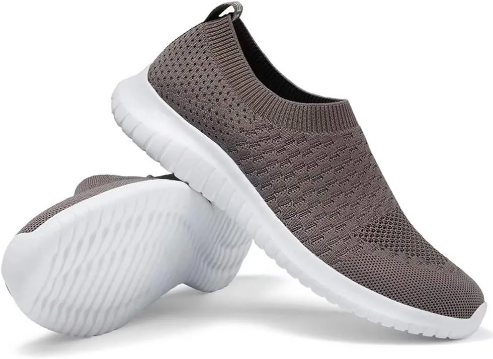 konhill Women's Walking Tennis Shoes - Lightweight Athletic Casual Gym Slip on Sneakers