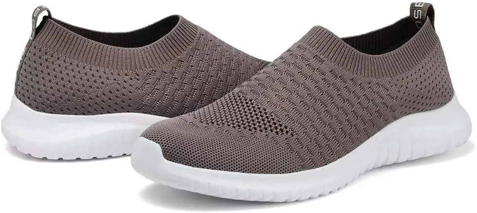 konhill Women's Walking Tennis Shoes - Lightweight Athletic Casual Gym Slip on Sneakers
