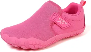 KUBUA Kids Barefoot Shoes Boys Girls Slip On Minimalist Sneakers for Walking Tennis Athletic Hiking Toddler Little Big Kid
